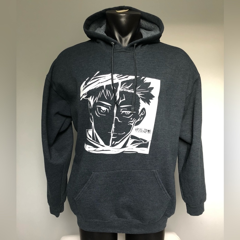 Men’s Athletic Works Grey Hooded Sweatshirt Size XL